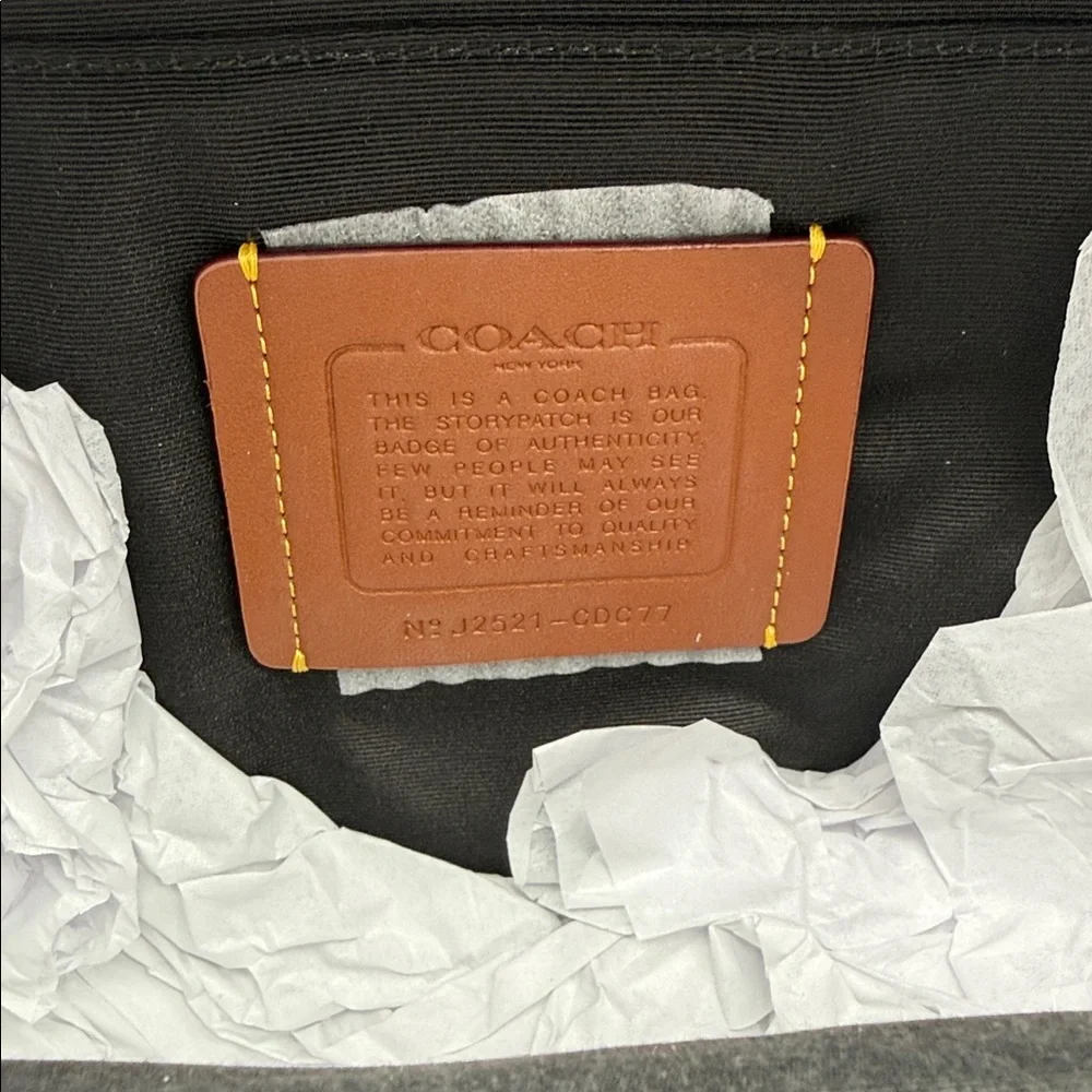 Coach West Pack With Lightning Bolt Print Black